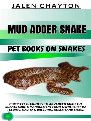 cover image of MUD ADDER SNAKE  PET BOOKS ON SNAKES